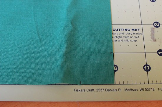 diy pocket square cut corners for hem