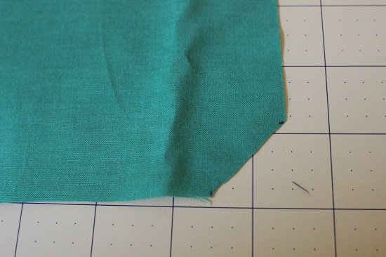 diy pocket square cut diagonal corners in fabric