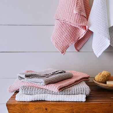 Simple Soft Cotton Waffle Towels