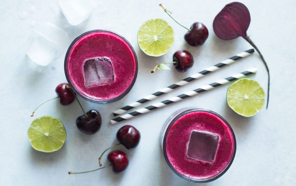 Cherry-Lime-Red-Beet-Smoothie