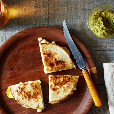  Grilled Corn and Summer Squash Quesadillas