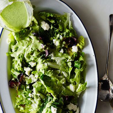 Eric Korsh's Farm Lettuces Salad with Dill Vinaigrette