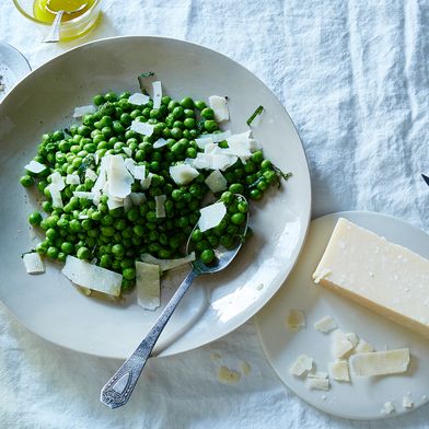 Pea Salad with Parmesan and Mint