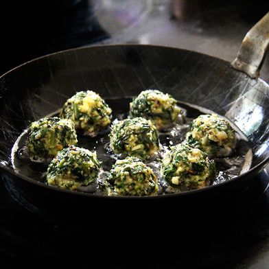 Fried Greens Meatlessballs