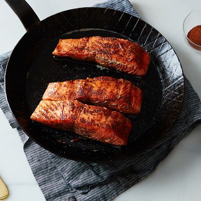 Seared Salmon with Cinnamon and Chile Powder