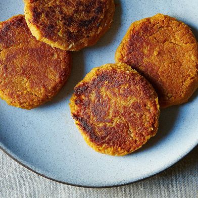 Sweet Potato and Chickpea Cakes