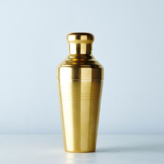 Japanese Matte Gold Cocktail Shaker