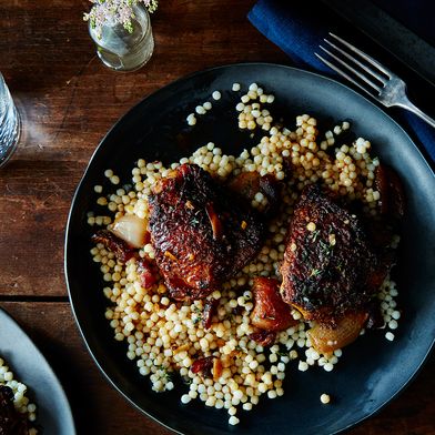 Moroccan-Spiced Chicken with Dates and Shallots