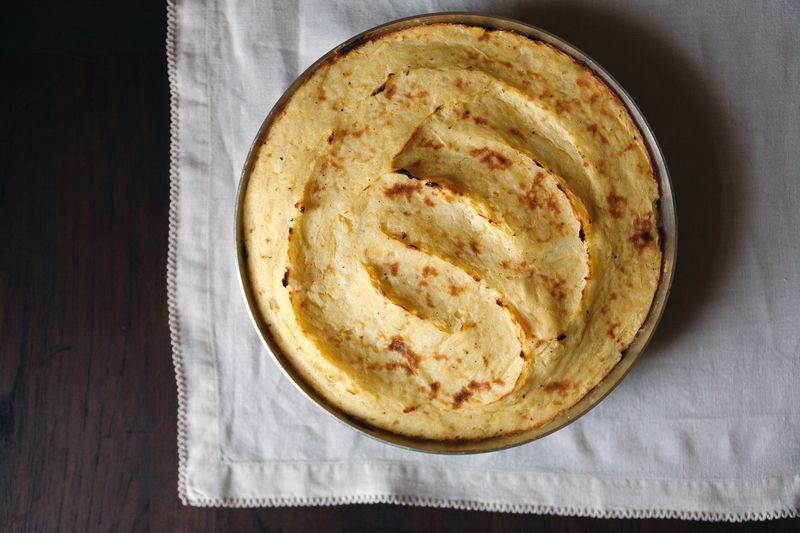 Vegan Lentil Shepherd’s Pie with Parsnip and and Potato Mash