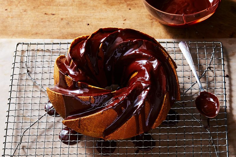 A Genius, Chocolate-Splashed Bundt Cake for Halloween (and All Other Days)