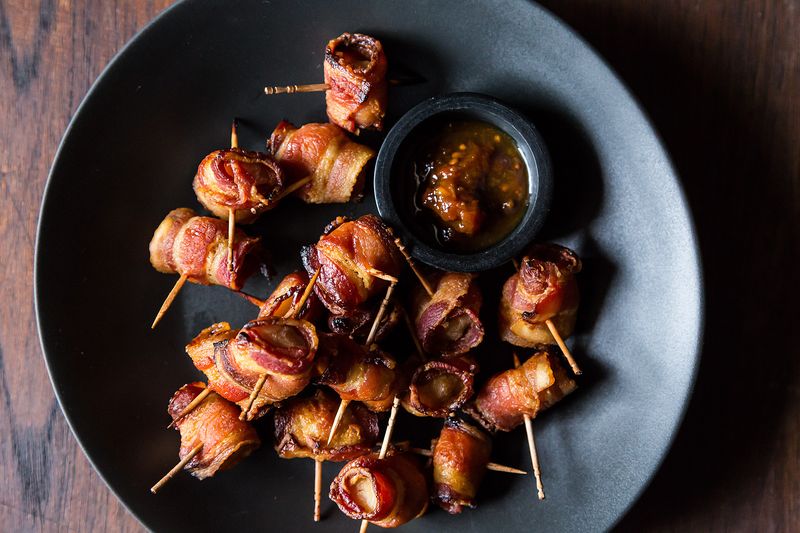 The Elegant Hors d'Oeuvre's Bacon-Wrapped Water Chestnuts