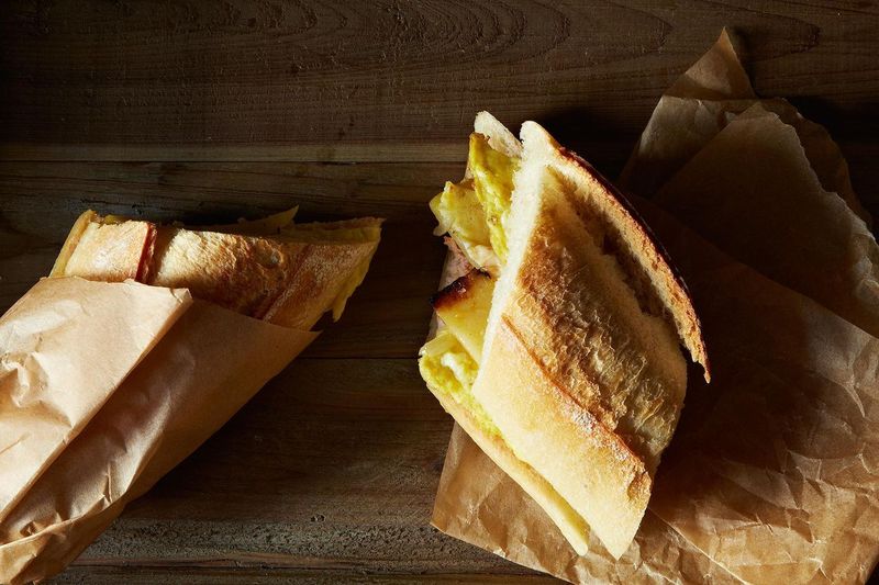 Bocadillo El Camino:  Spanish Omelet Sandwich To Go