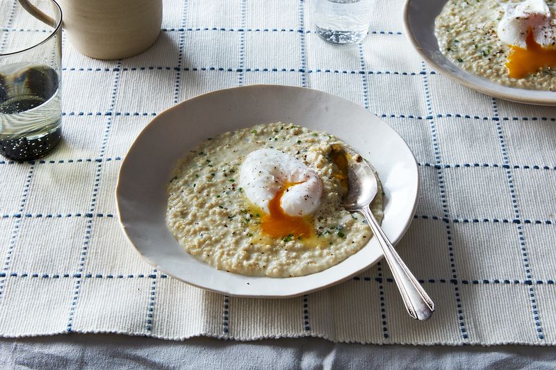 Millet with Cheese and Chives
