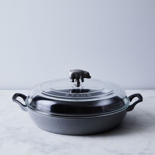 Food52 x Staub Piglet Glass-Lidded Braiser, 3.5QT