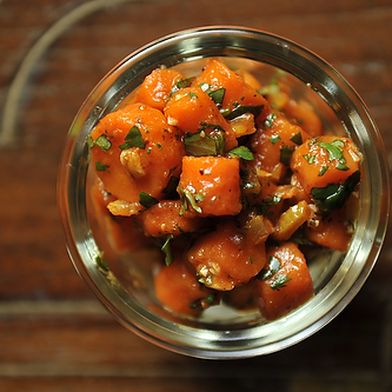 Moroccan carrot salad with Harissa