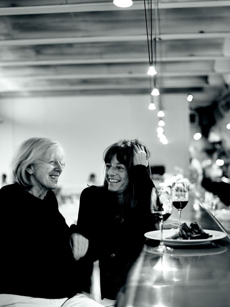 The River Café's two founders: the late Rose Gray (left) and Ruth Rogers (right).