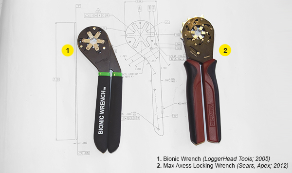 Bionic wrench vs Sears' Max Axess Locking Wrench