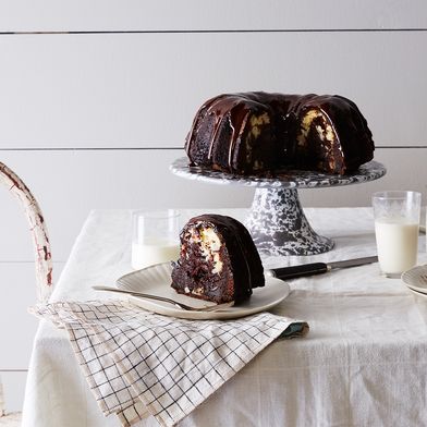 Rich Chocolate Cake with Coconut Filling and Ganache