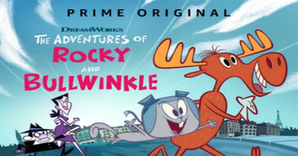 adventures of rocky and bullwinkle, cartoon, reboot, season 1, review, dreamworks animation, amazon video