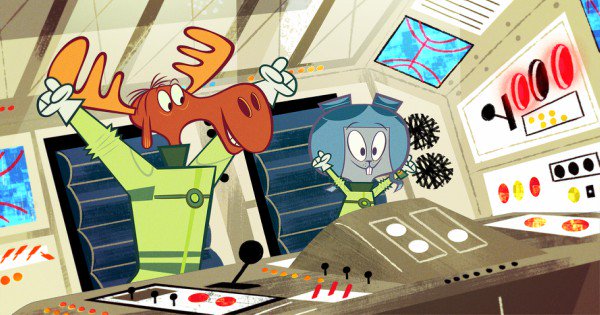 adventures of rocky and bullwinkle, tv show, reboot, cartoon, season 1, review, dreamworks animation, amazon video