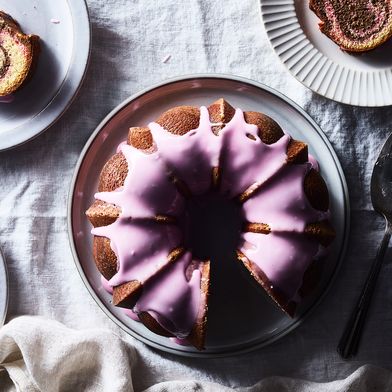 A Swirly, Tri-Colored Pound Cake From Ottolenghi's Latest Book